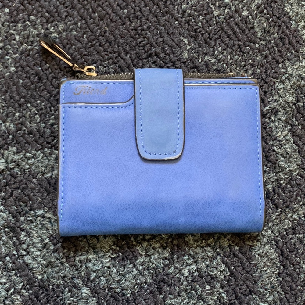 Blue wallet